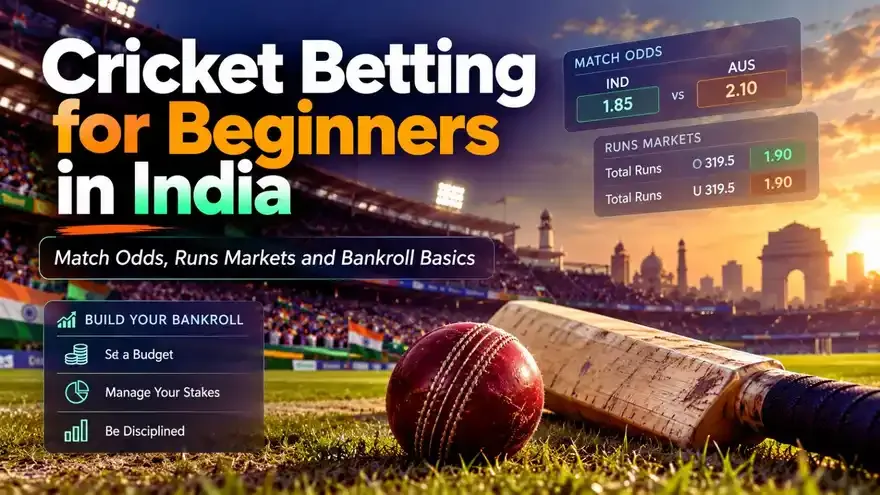Cricket Betting for Beginners in India: Match Odds, Runs Markets and Bankroll Basics