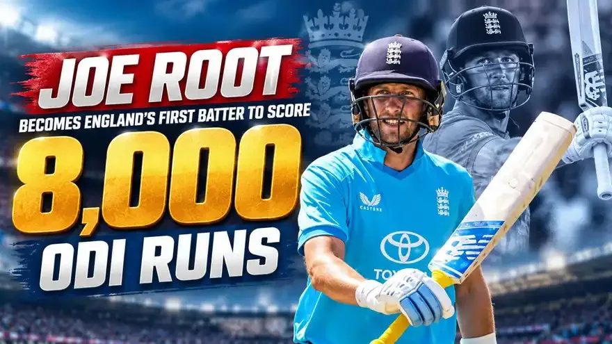 Joe Root Becomes England’s First Batter to Score 8,000 ODI Runs