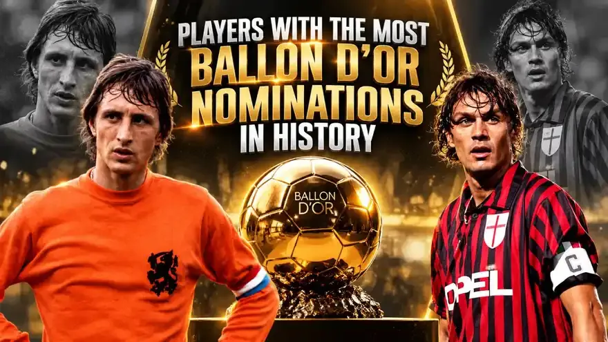 Top 6 Players With the Most Ballon d’Or Nominations in History