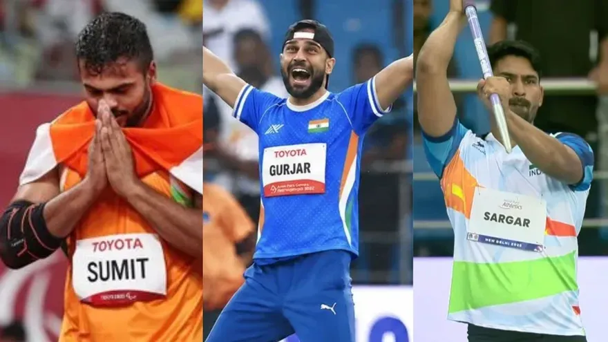 Asian Para Games 2026: India Complete Clean Sweep in Men's Javelin Throw F42-F44/F61-64; Sumit Antil Defends Title