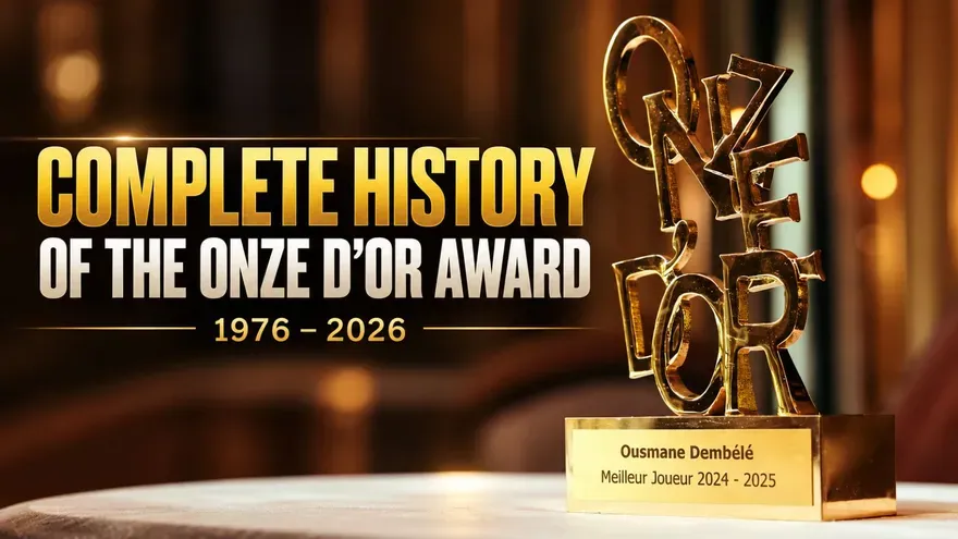 Complete History of the Onze d'Or Award: All Winners (1976–2026)