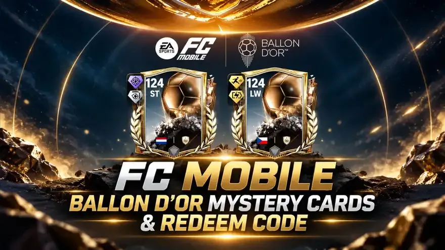 FC Mobile: Ballon d'Or Mystery Cards & Special Redeem Code Announced