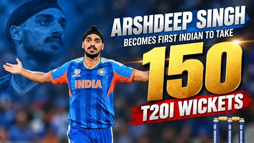 Arshdeep Singh Becomes First Indian to Take 150 T20I Wickets